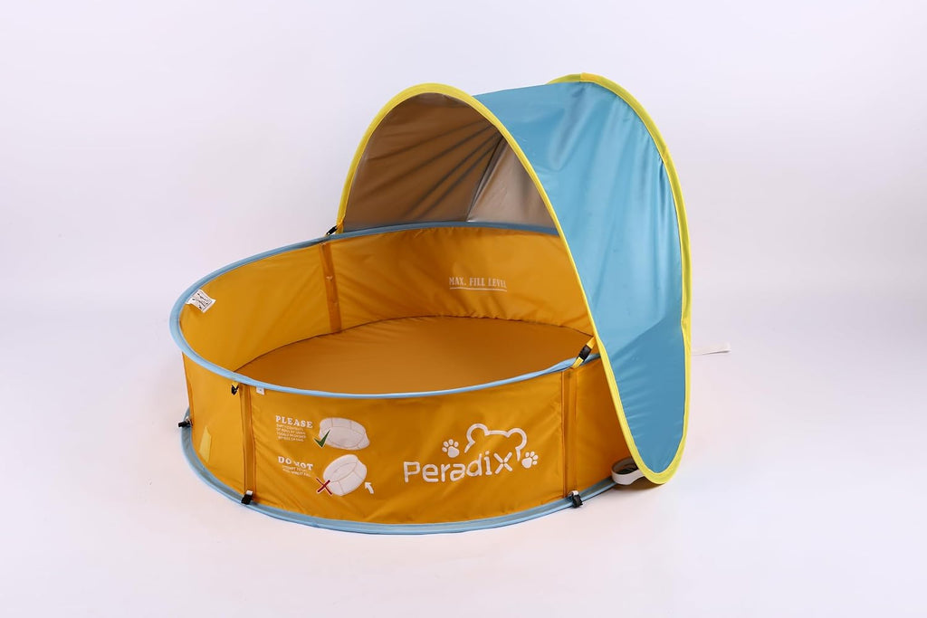 Peradix - Piscina infantil con toldo, tienda de campaña para niños