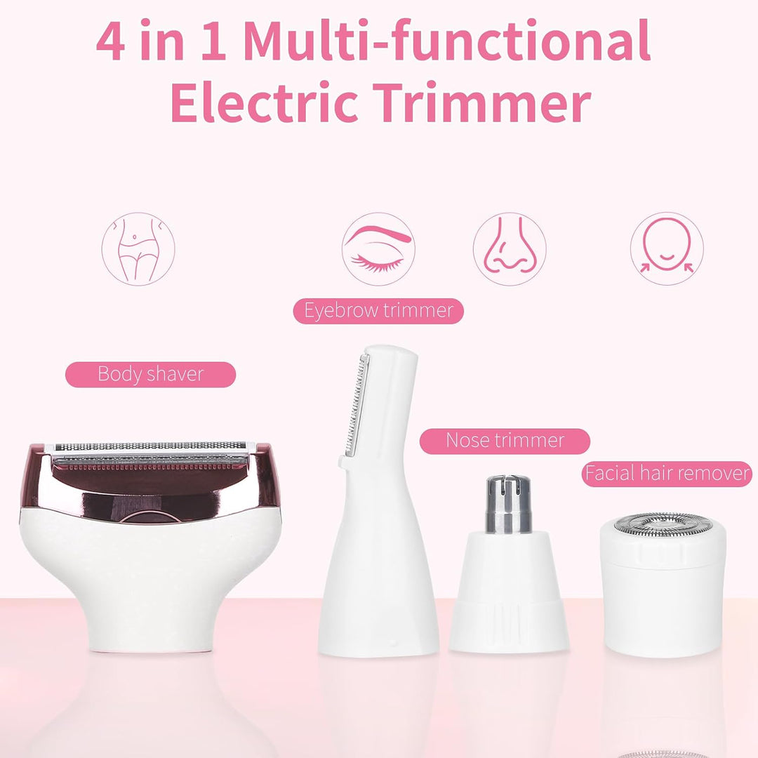 Beanify Maquinilla de afeitar eléctrica con pantalla LED para mujer...