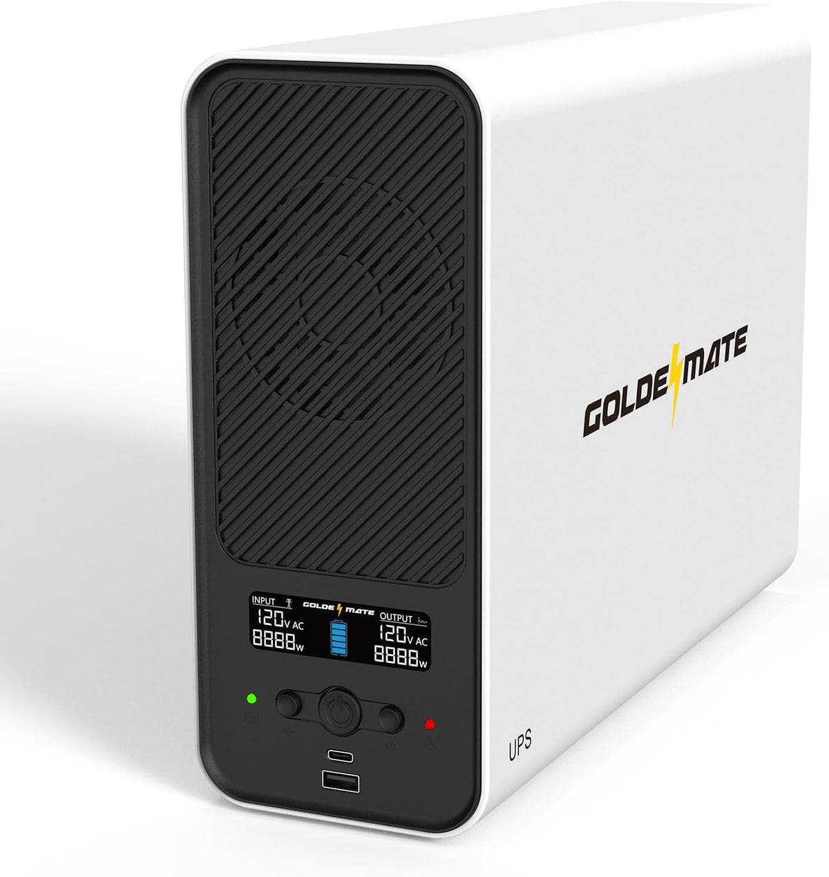 GOLDENMATE Batería de reserva y protector contra sobretensiones de batería