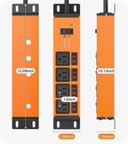 CCCEI Protector de sobretensiones magnético resistente, calibre 12, naranja