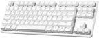 G.SKILL USB KM360 Teclado mecánico profesional sin teclado numérico, Cherry MX Red, tecla ABS de doble inyección, (blanco)