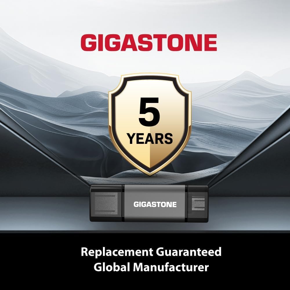 GIGASTONE Unidad flash USB dual de 16 GB, paquete de 5, USB 3.2 Gen...