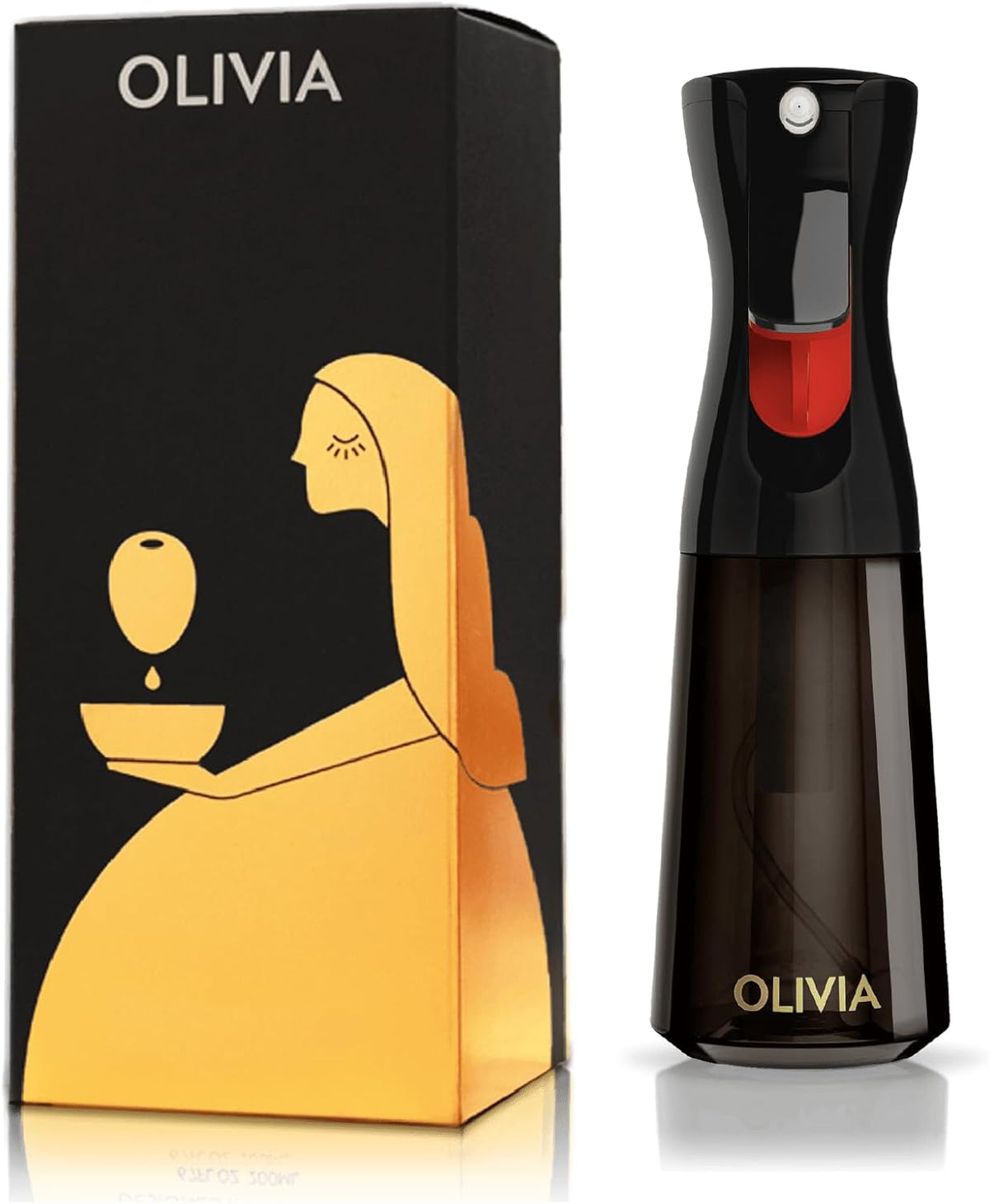 FLAIROSOL OLIVIA SIGNATURE Atomizador de Aceite, 200ml Vidrio, Negro