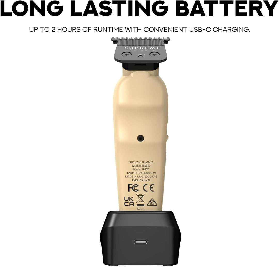 Supreme Trimmer Vader Lite ST3700 - Recortadora de barbero profesio...