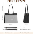 S-ZONE Bolsa de almuerzo para mujer, bolsa de trabajo con compartimento de