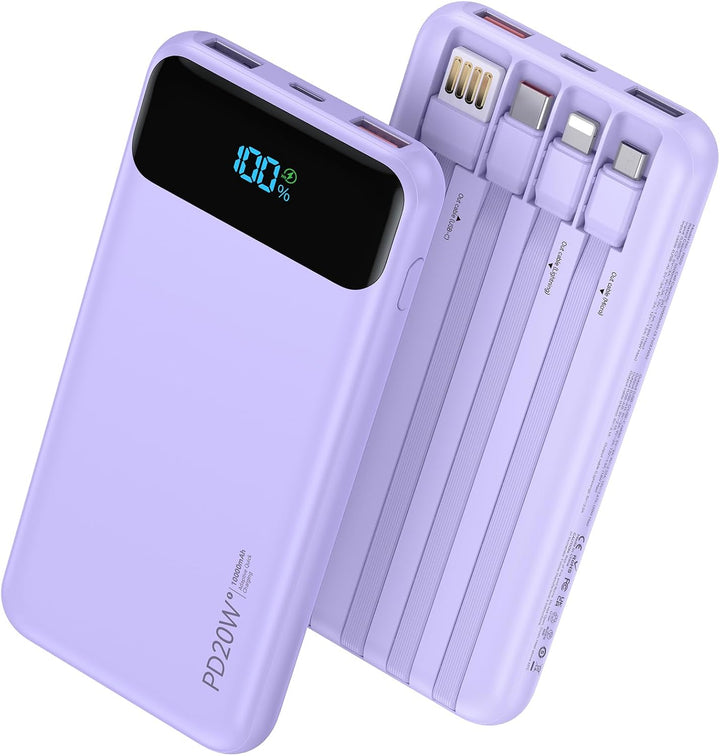 Cargador portátil, cargador de batería de carga rápida de 10000 mAh...