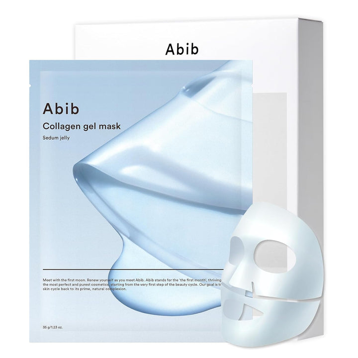 Abib Mascarilla de gel de colágeno Sedum Jelly 10 hojas (hidratante...