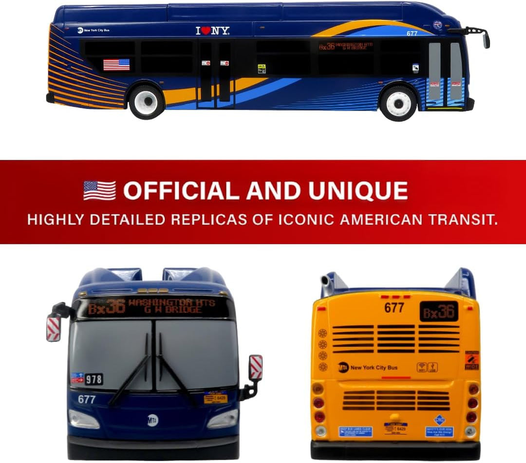 Iconic Replicas Banco de autobuses de tránsito NFI