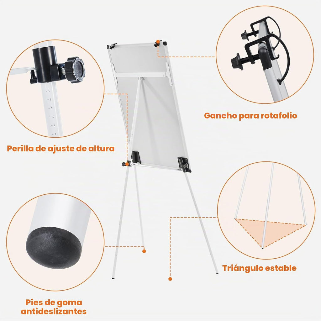 Sweetcrispy Tablero blanco de 36 x 24 pulgadas, pizarra blanca magnética