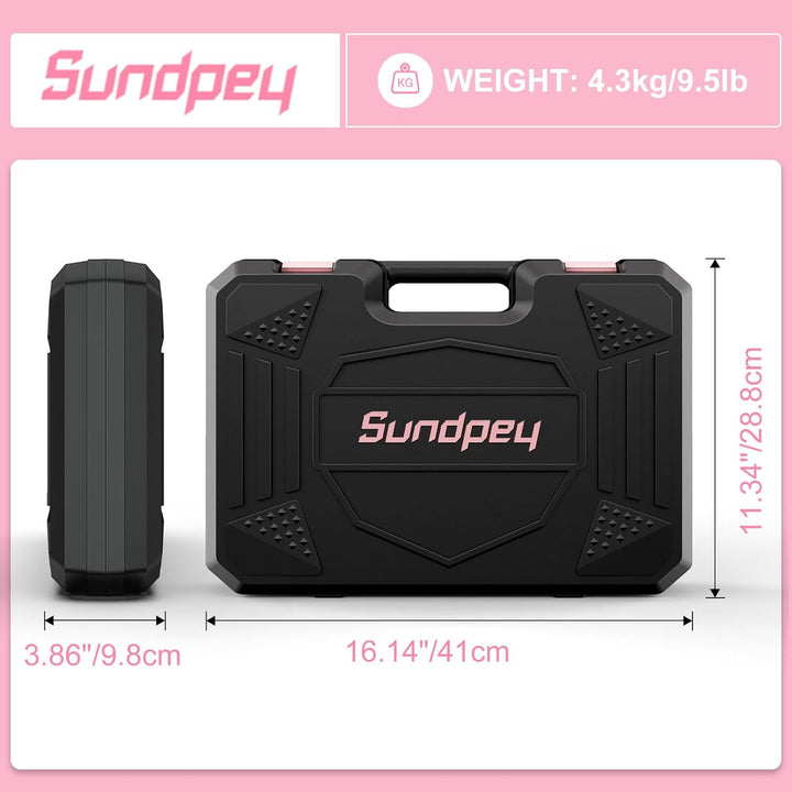 Kit de herramientas para el hogar Sundpey con taladro - Kit de herr...