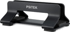 Psitek Soporte vertical de aluminio para computadora portátil, sopo...