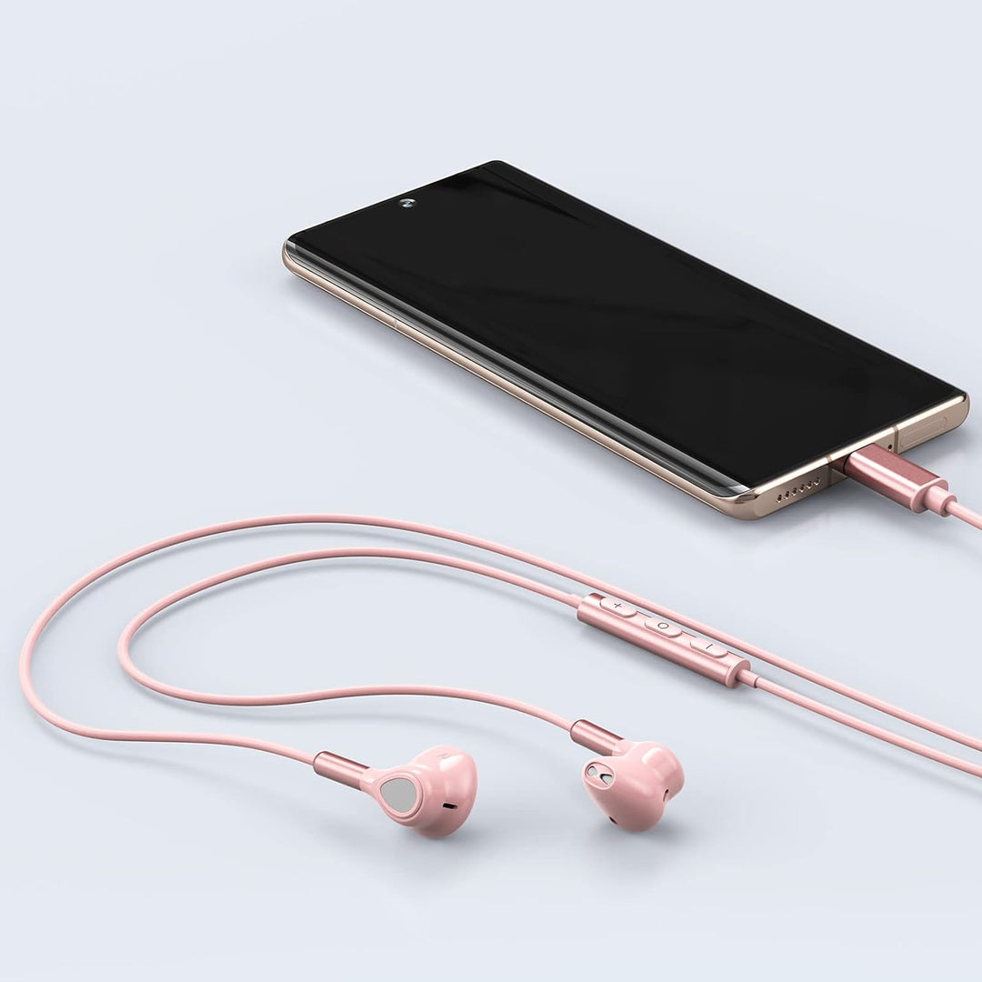 Auriculares USB C para Samsung Galaxy S24 S23 Ultra S22 S21 FE S20...