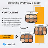 Kit de maquillaje Bissú Contour Palette + Velvet Puff + 2 dedos + e...
