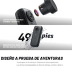 Insta360 X4 Air - Cámara 360 de 8K ligera de 165g, Negro grafito, Paquete estándar
