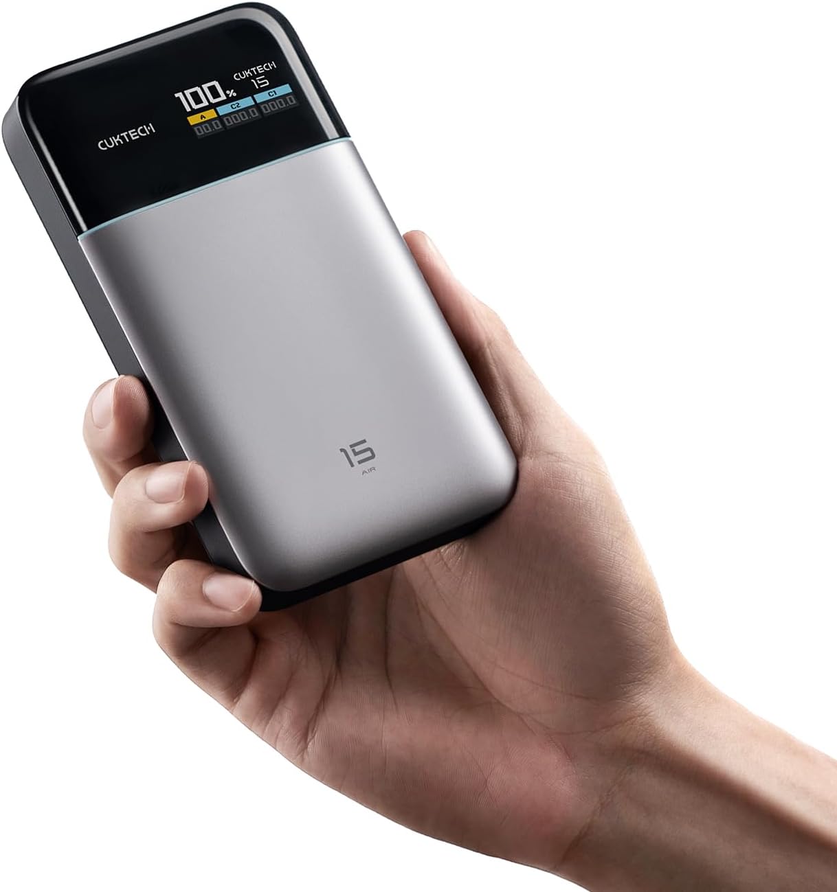 CUKTECH 15 Air Power Bank, Cargador Portátil delgado de 15,000mAh,...