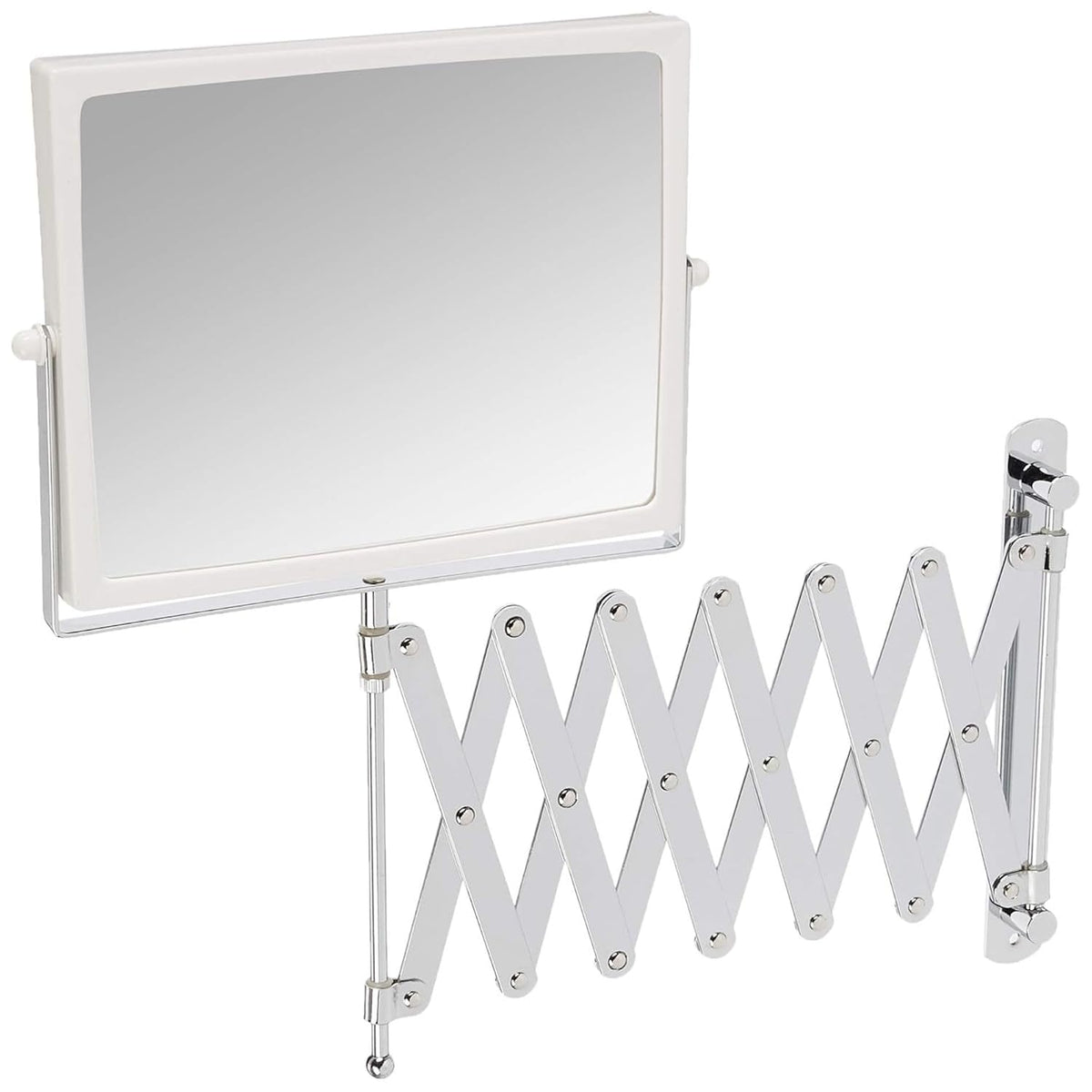 JERDON J2020C - Espejo de maquillaje de pared, aumento 5X, cromado, J2020C