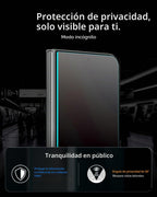 Spigen GlasTR EZ FIT Pro - Protector de pantalla de privacidad para iPhone