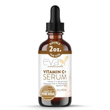 Eva Naturals Vitamin C Serum Plus - Suero facial con ácido hialurón...