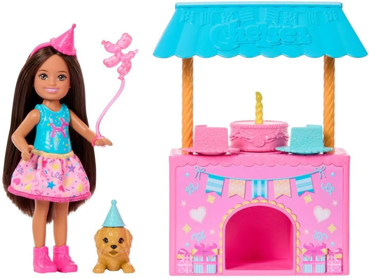 Barbie Family &amp; Friends Club Chelsea Surprise Birthday Party Pl...