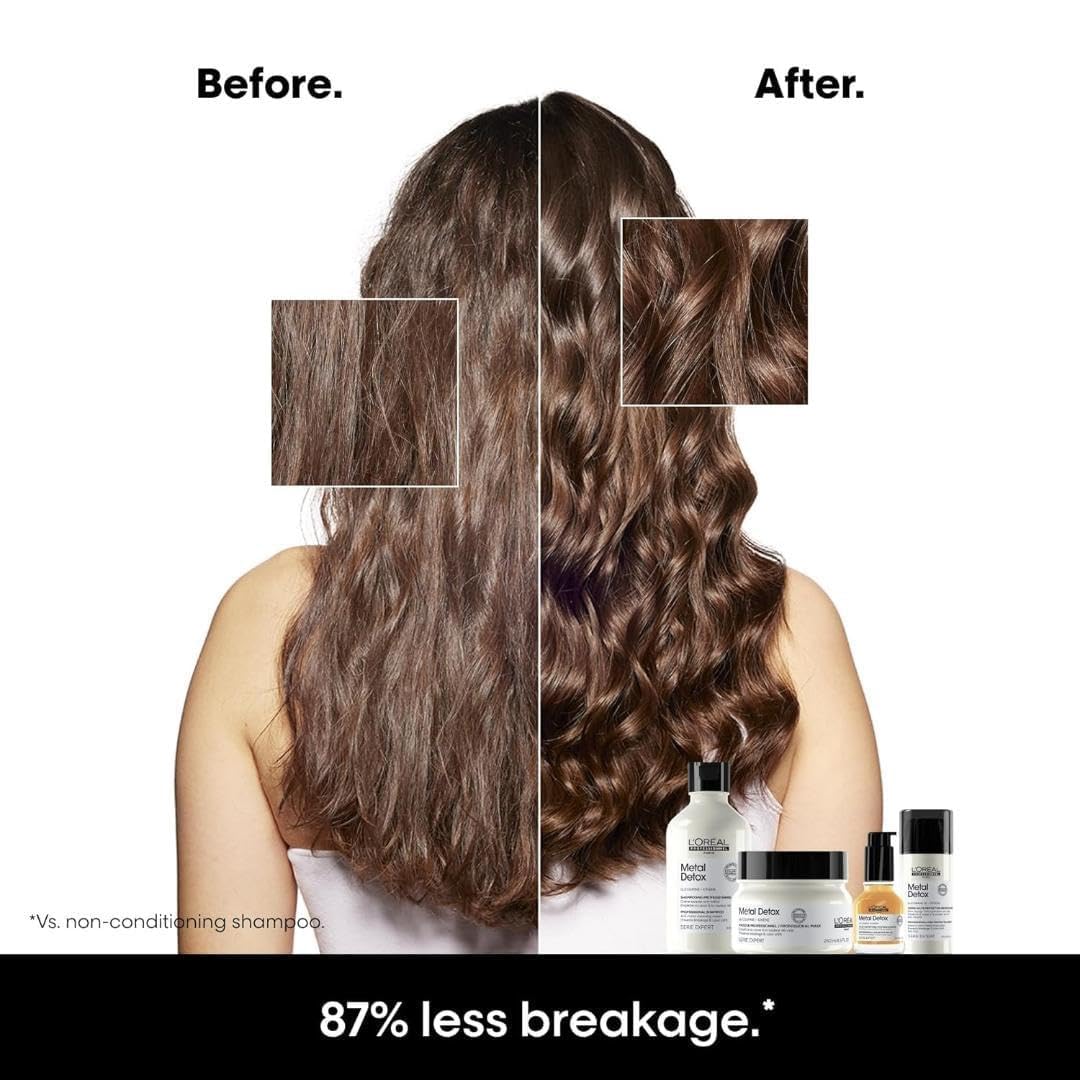 L'Oréal Professionnel Paris Metal Detox Shampoo - Sulfate-Free...