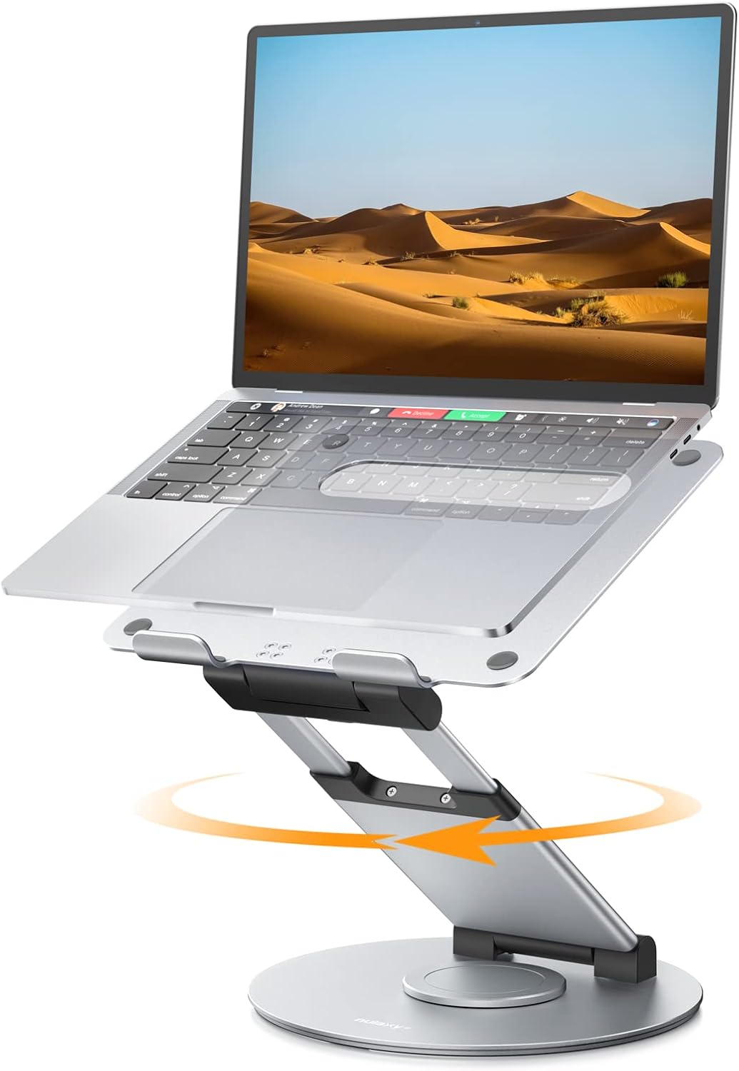 Nulaxy 18 "altura telescópica 360 giratoria de aluminio portátil soporte