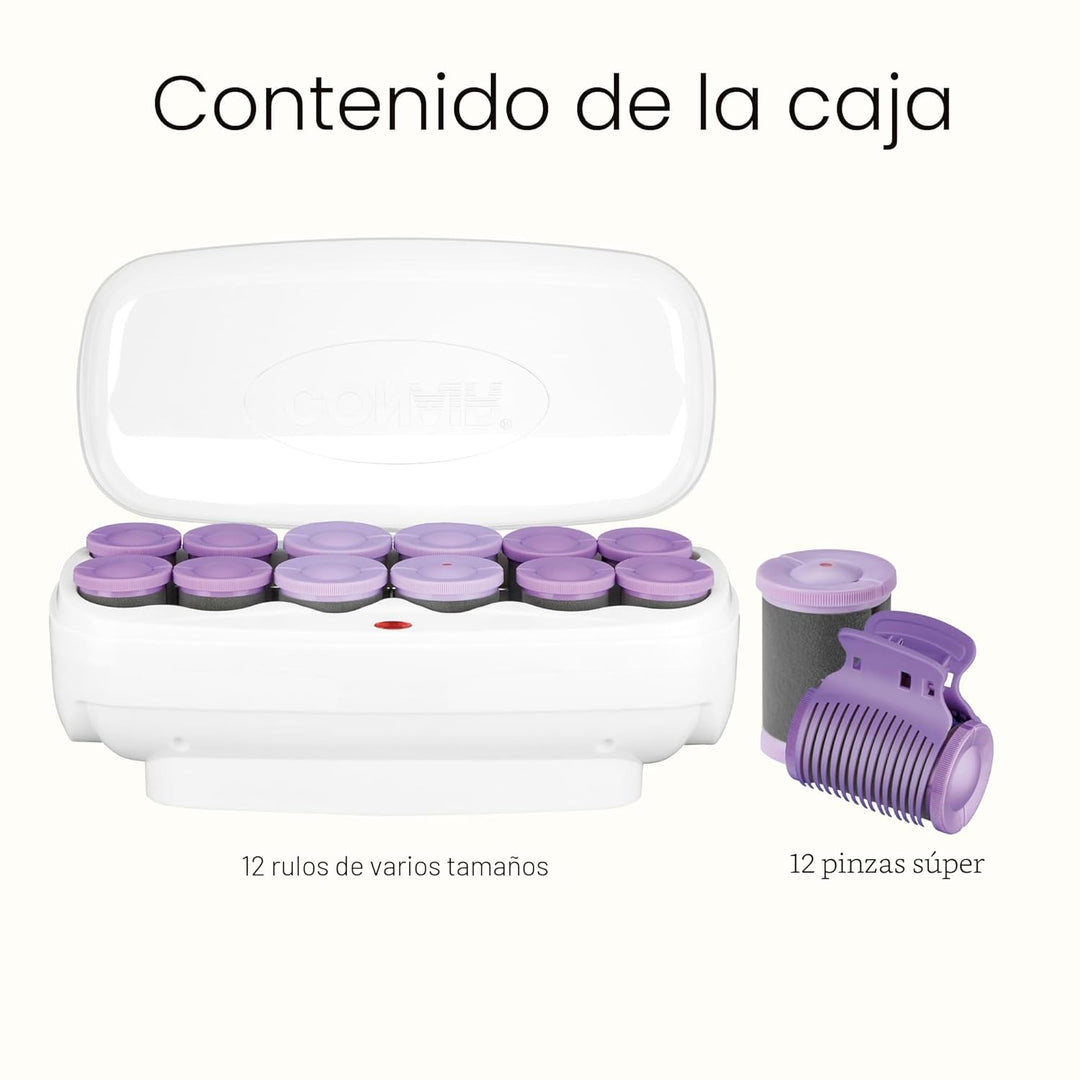 Conair Rodillos calientes para cabello largo, mediano y corto, 12 r...