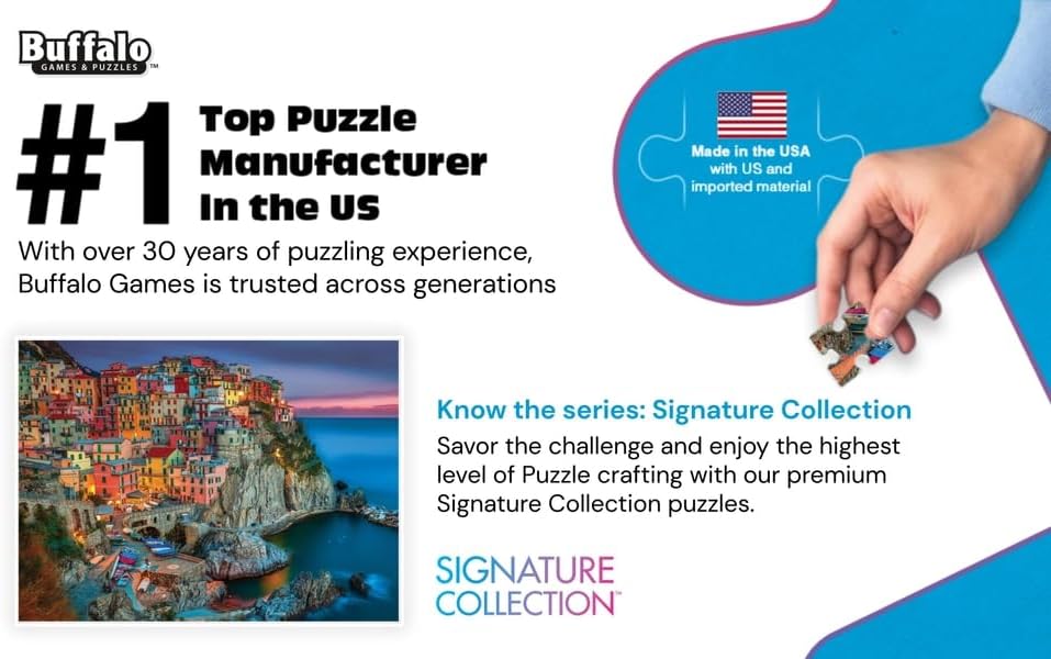Rompecabezas Buffalo Games Signature Series Cinque Terre