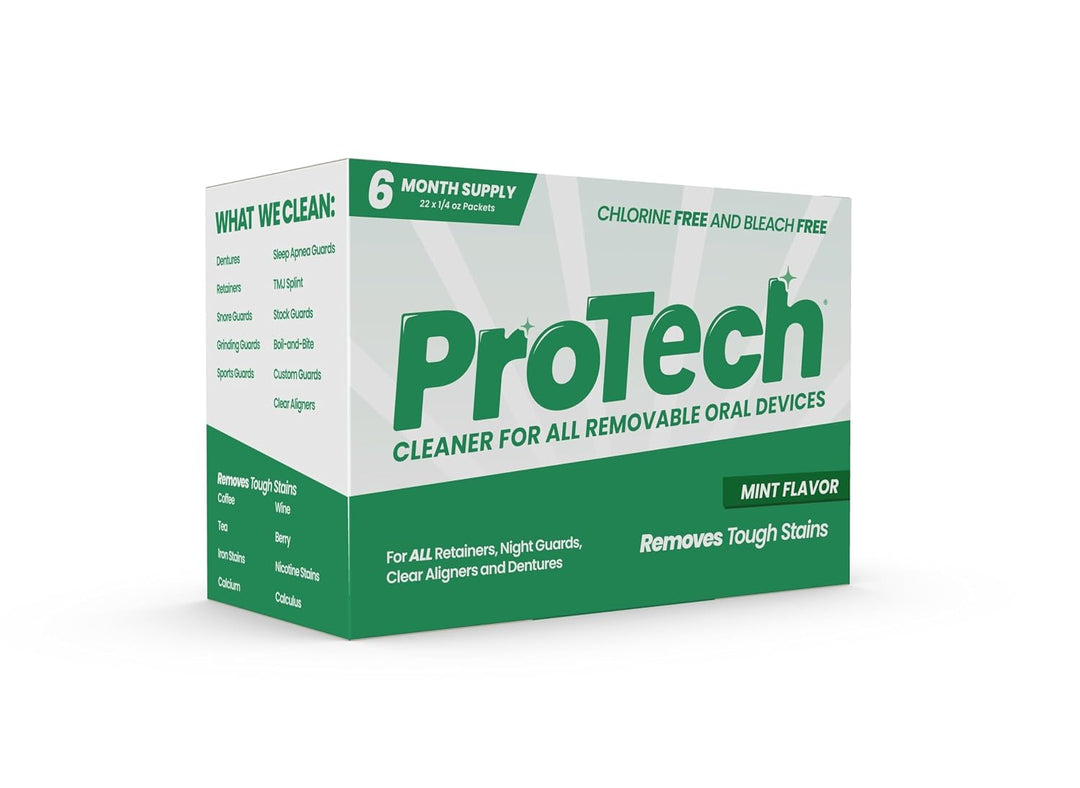Protech - Limpiador de dentaduras postizas (180 días) para retenedo...