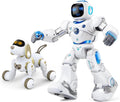 Ruko 18011 White Smart Robot Dog y 1088 Blue Smart Robot Juguetes para Niños