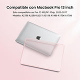 BlueSwan - Funda antigrietas para MacBook Pro de 13 pulgadas M2 M1...