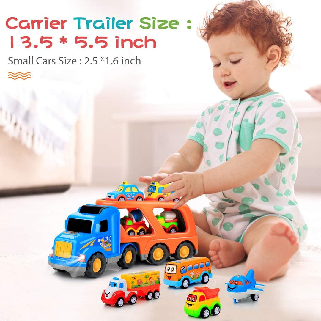 Forty4 Paquete de 9 autos de juguetes para niños y niñas de 2, 3, 4...