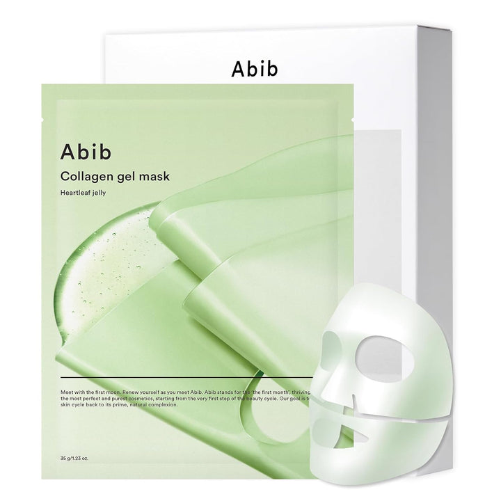 Abib Mascarilla de gel de colágeno con jalea de Heartleaf 10 hojas...