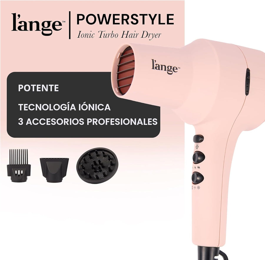 L'ANGE HAIR PowerStyle Secador de Cabello Iónico Turbo | 1875W...