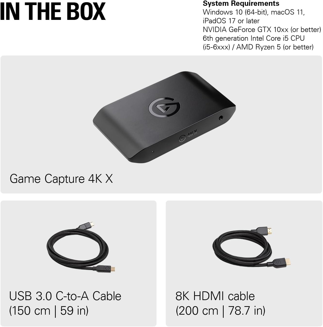 Elgato 4K X - Captura hasta 4K144 con latencia ultrabaja en PS5|Pro...
