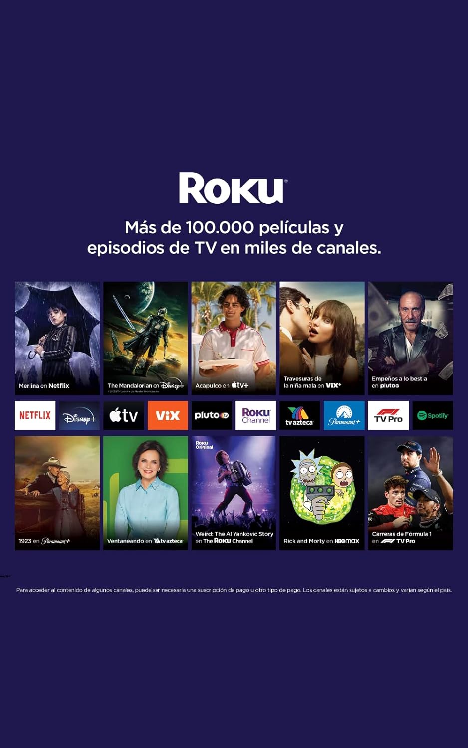 Roku Streaming Stick 4k Última Versión Smart Tv Mandos Voz