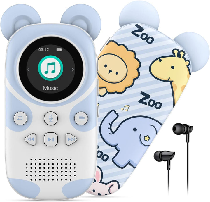 RUIZU - Reproductor MP3 Bluetooth de 64 GB para niños, reproductor...