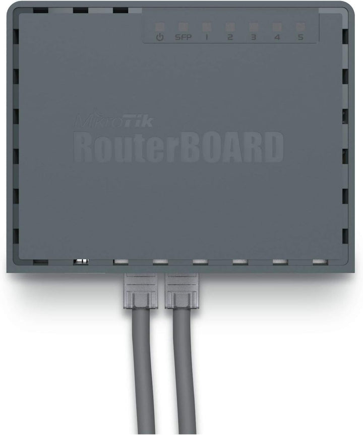 MikroTik Router hEX S Gigabit Ethernet con puerto SFP (RB760iGS)