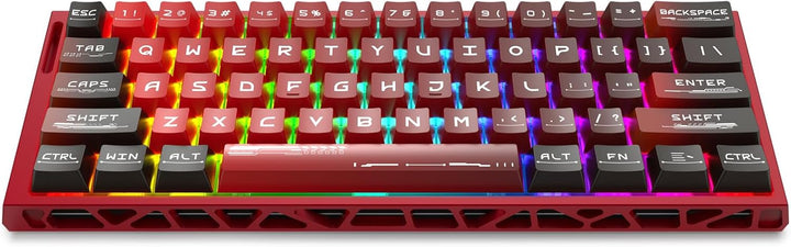 Redragon K753 HE - Teclado para juegos de disparo rápido, 60% 61 te...