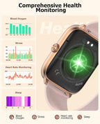Reloj Inteligente de Lujo para Mujer, pantalla 2.06" HD AMOLED AOD Responder/Hacer Llamadas