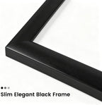 Pizarra blanca de borrado en seco, pizarra magnética de 24 x 18 pulgadas, marco de madera negra, pizarra de borrado en seco para pared, hogar, escuela, oficina, cocina