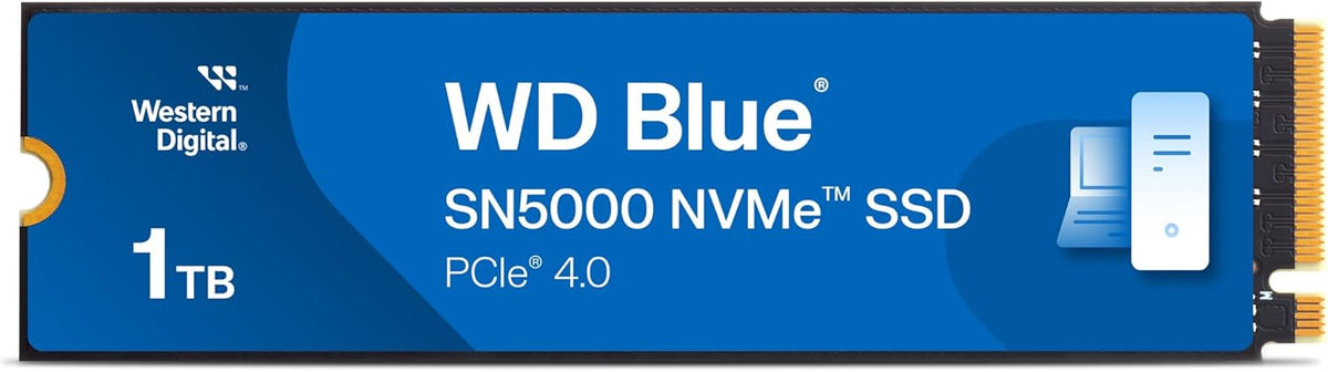Western Digital 1TB WD Blue SN5000 NVMe - Unidad de estado sólido i...