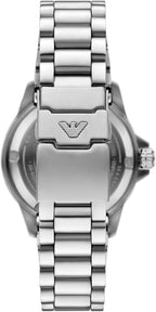 Emporio Armani Reloj Sea Explorer automático de acero inoxidable para hombre (Modelo: AR60090)