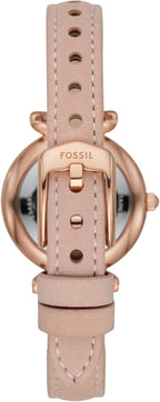 Fossil Carlie - Reloj de cuarzo de acero inoxidable de tres manecillas para mujer
