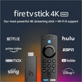 Dispositivo de streaming Amazon Fire TV Stick 4K Max con Wi-Fi 6 y control remoto por voz Alexa (incluye controles para la televisión)