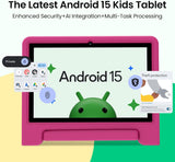 Tablet para niños 2025, tableta Android 15 de 10.1 pulgadas para ni...