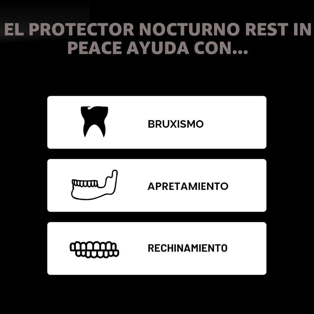 Guardia Nocturna Rest in Peace - Paquete de Dos Protectores Bucales...