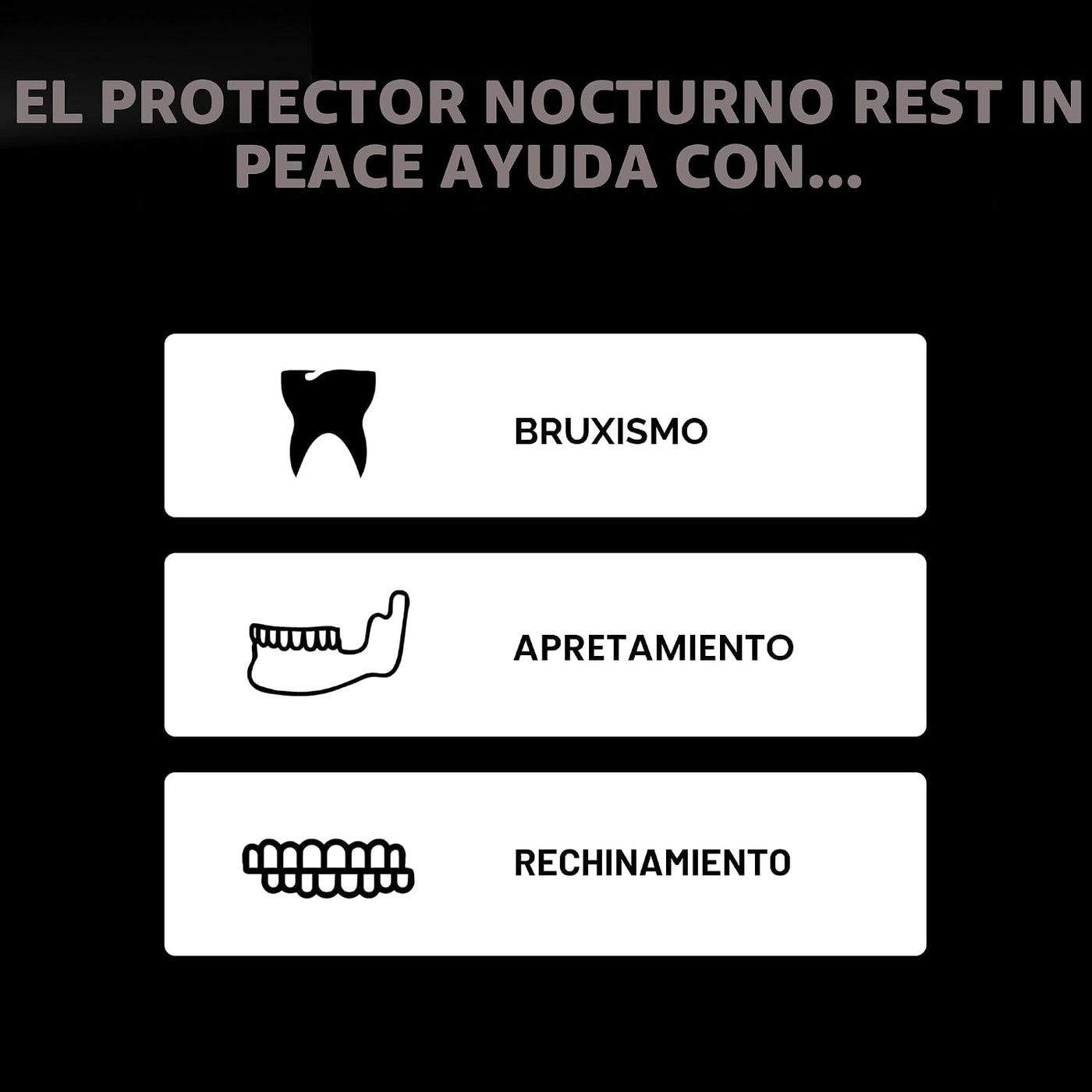 Guardia Nocturna Rest in Peace - Paquete de Dos Protectores Bucales...