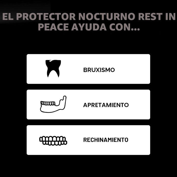 Guardia Nocturna Rest in Peace - Paquete de Dos Protectores Bucales...