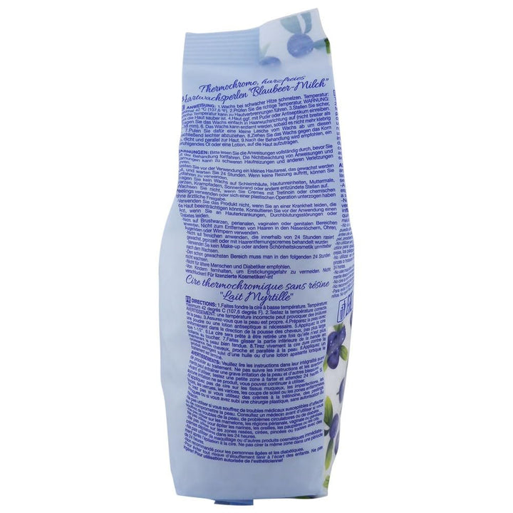 Waxness Perlas de cera dura termocrómica de leche de arándanos, 2.2...