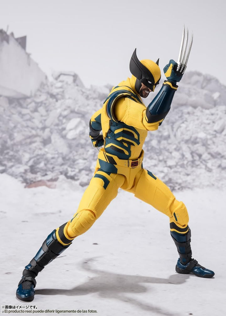 TAMASHII Nations - Deadpool &amp; Wolverine - Wolverine, Figura de...